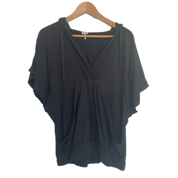 Splendid Tops - Anthropologie Splendid Hooded Batwing Top Small